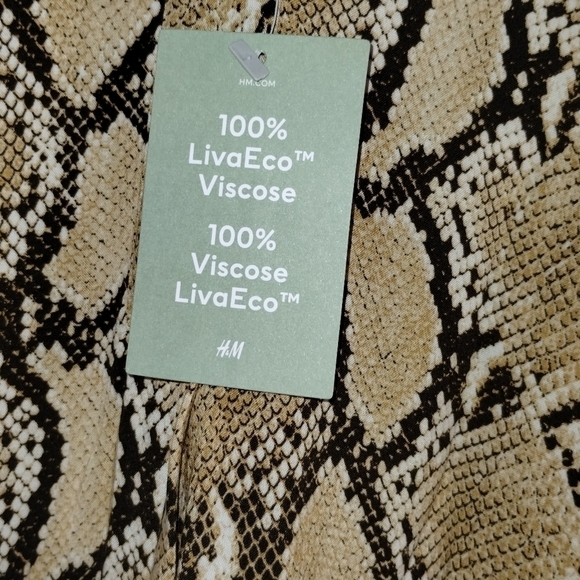 ❤️❤️H&M ANIMAL PRINT SUMMER DRESS SIZE SMALL - Picture 5 of 5